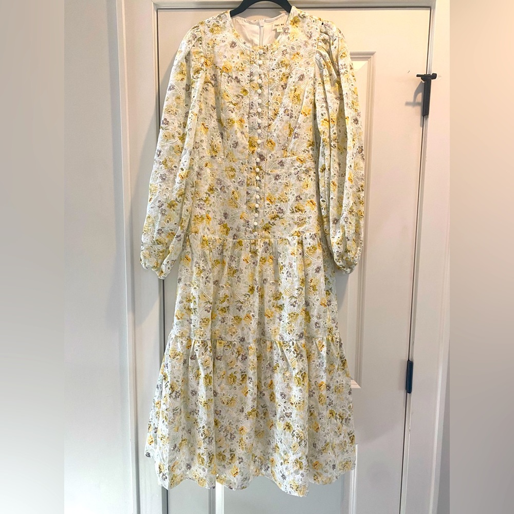 Floral eyelet dress